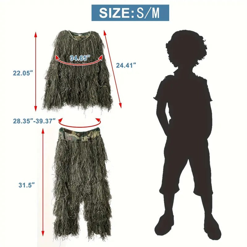 5 in 1 ghillie suit 3d camouflage hunting apparel - Temu