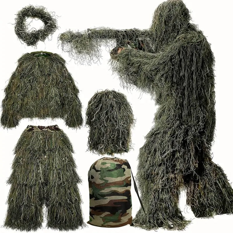 5 in 1 ghillie suit 3d camouflage hunting apparel - Temu
